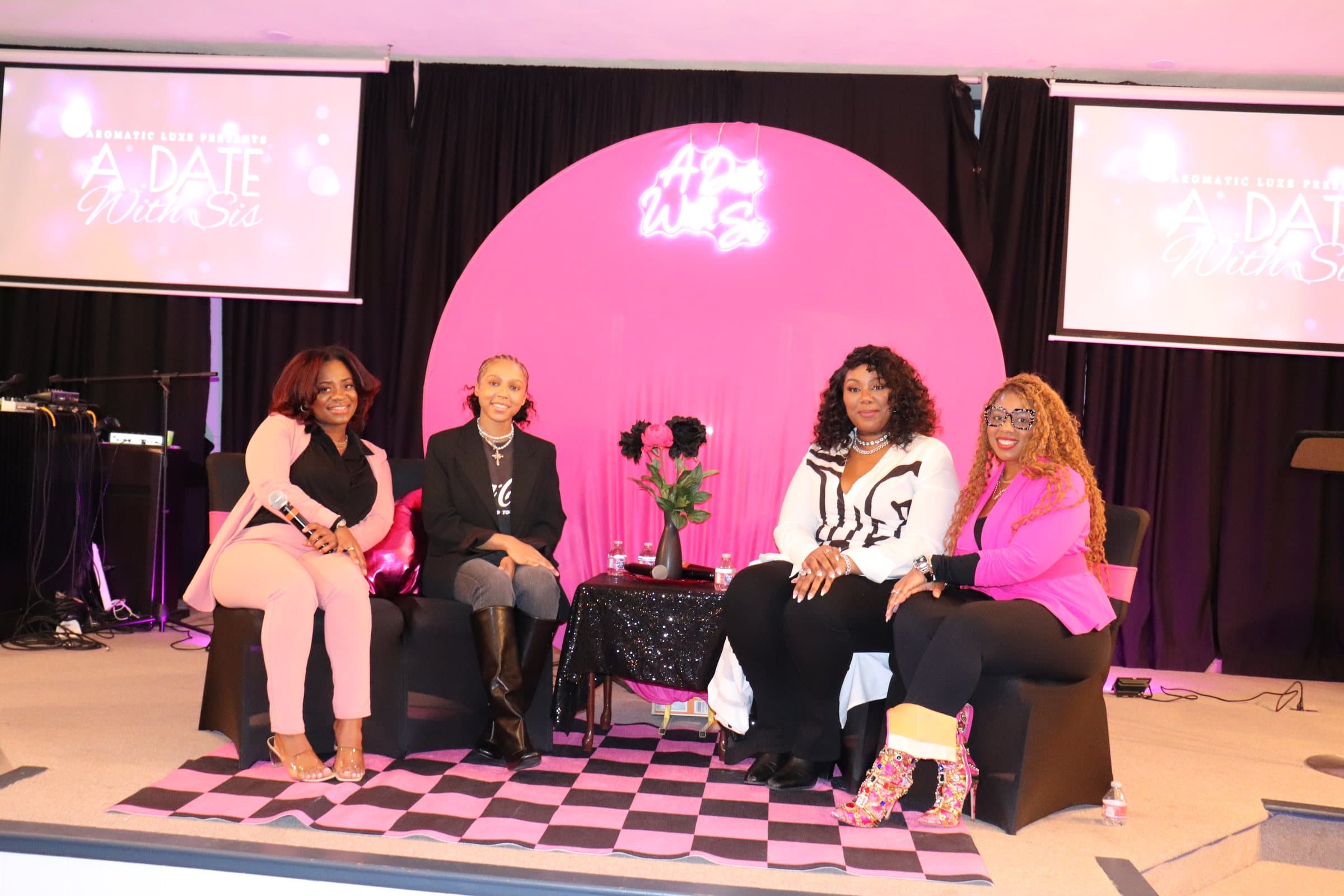 Wide view of the A Date With Sis 2025 panel