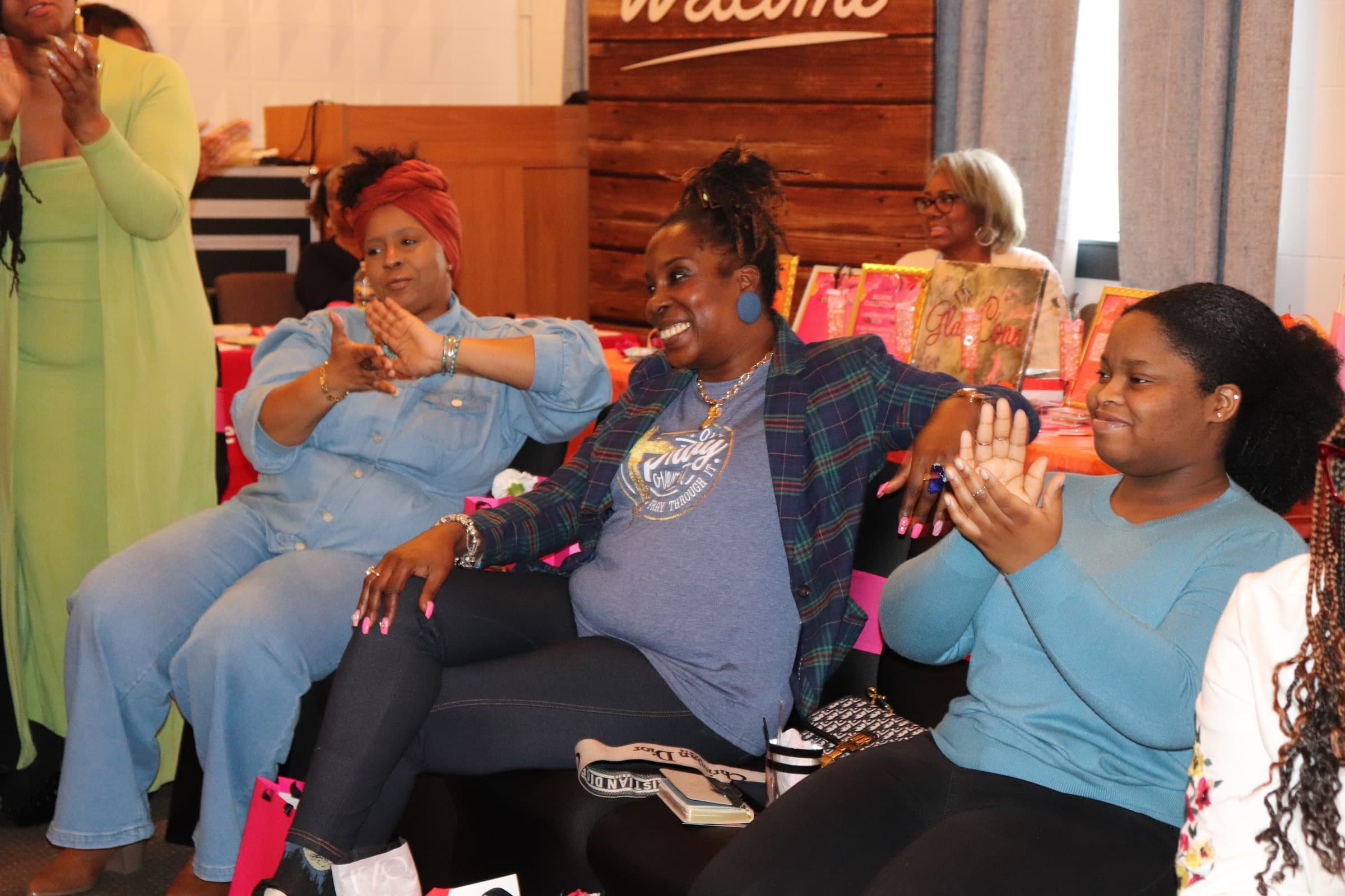 Guests responding during the first A Date With Sis gathering