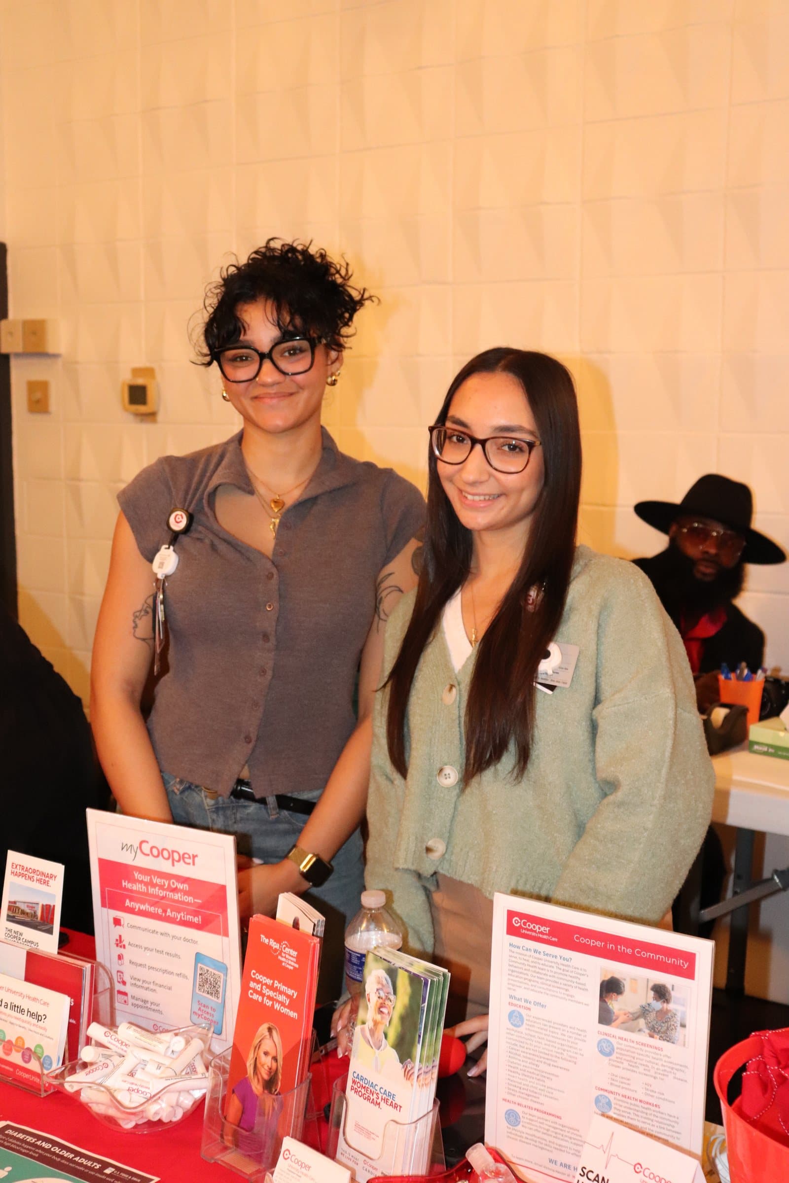 Health resource table at A Date With Sis 2025