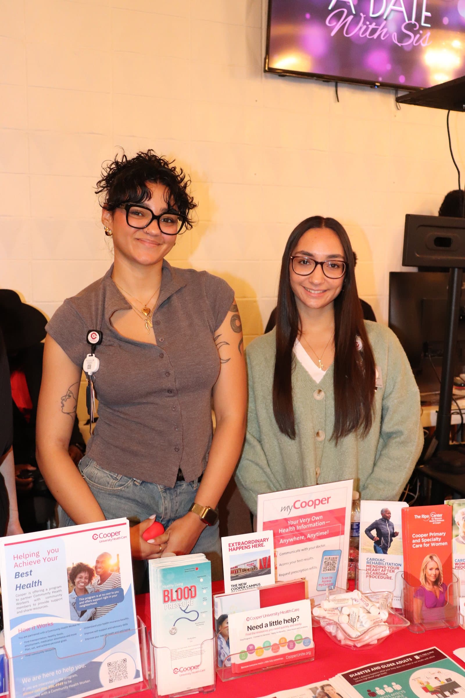 Health screening team at A Date With Sis 2025