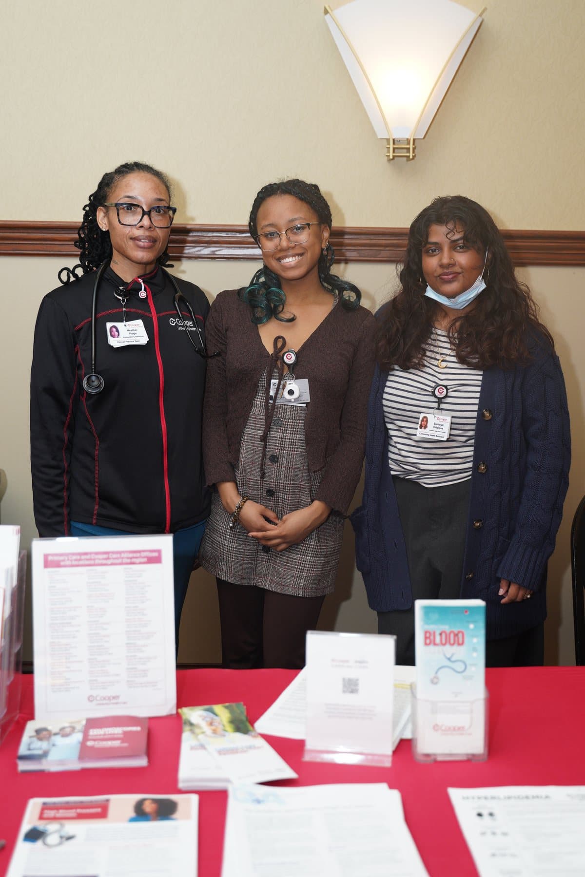 Cooper University Health Care team at A Date With Sis 2026